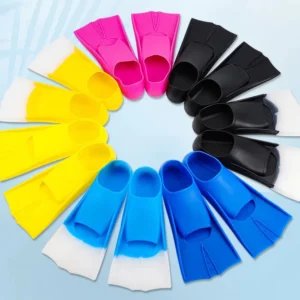 Chân vịt tập bơi cao su silicone đủ size người lớn trẻ em nhiều màu hồng, xanh dương, vàng, đen, xanh lá